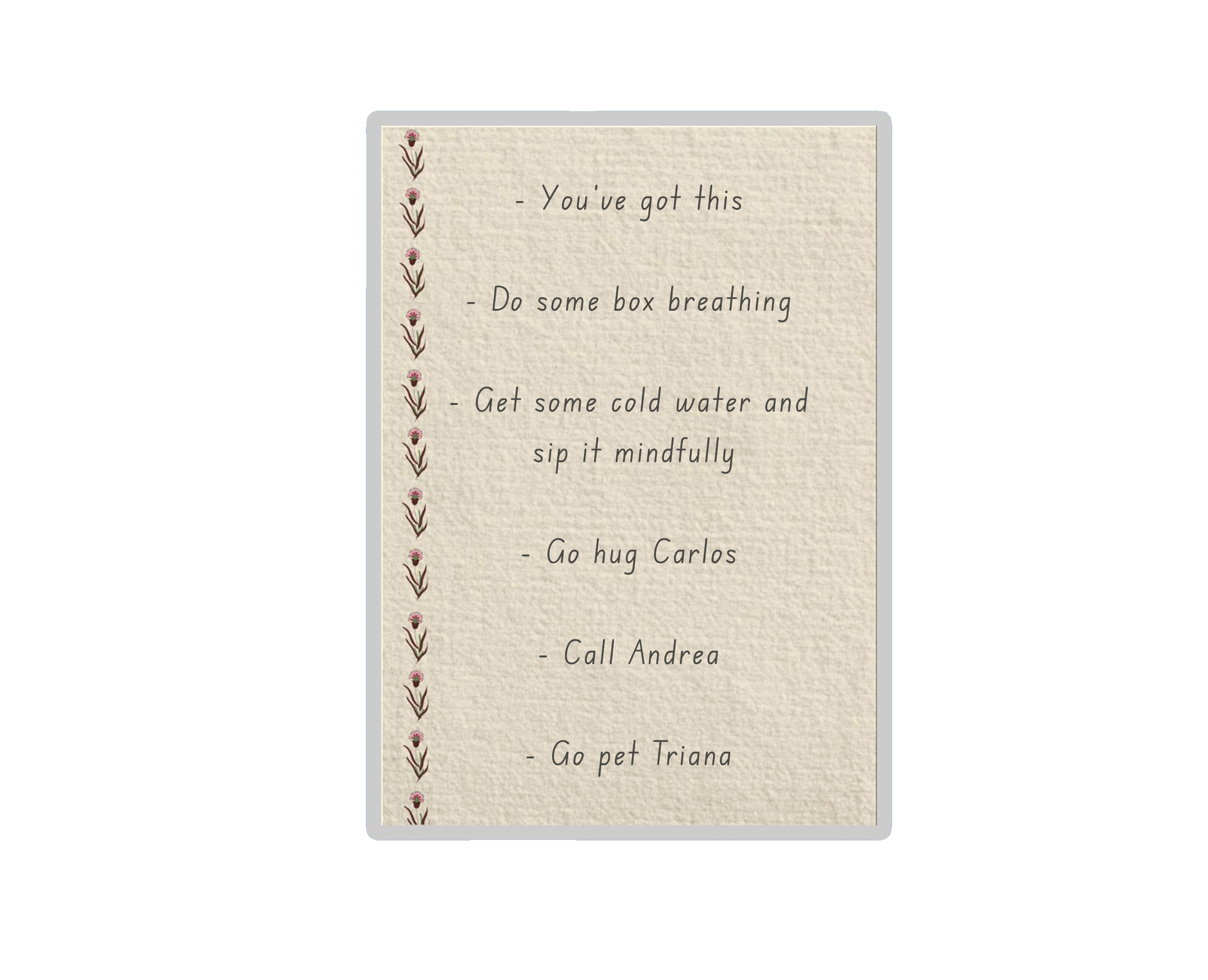 crisis card